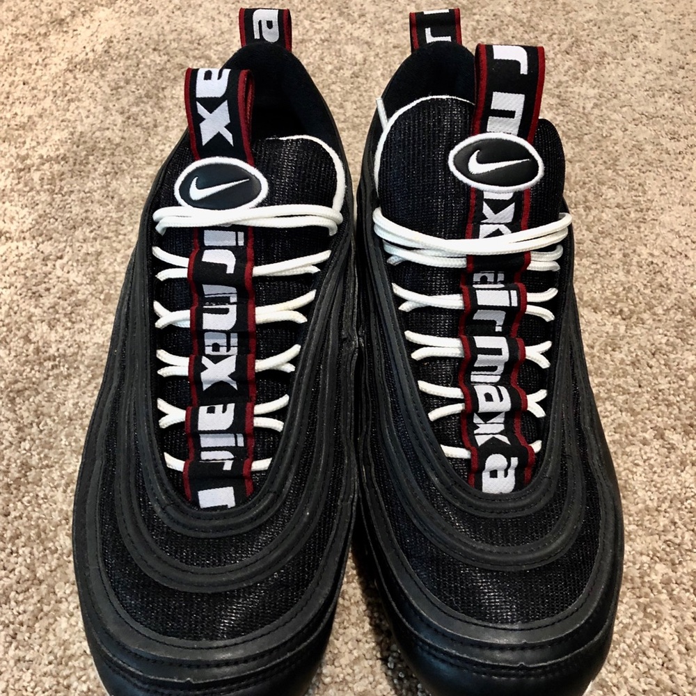 Nike Black & Red Air Max Sneakers